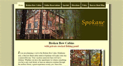 Desktop Screenshot of broken-bow-cabins.com